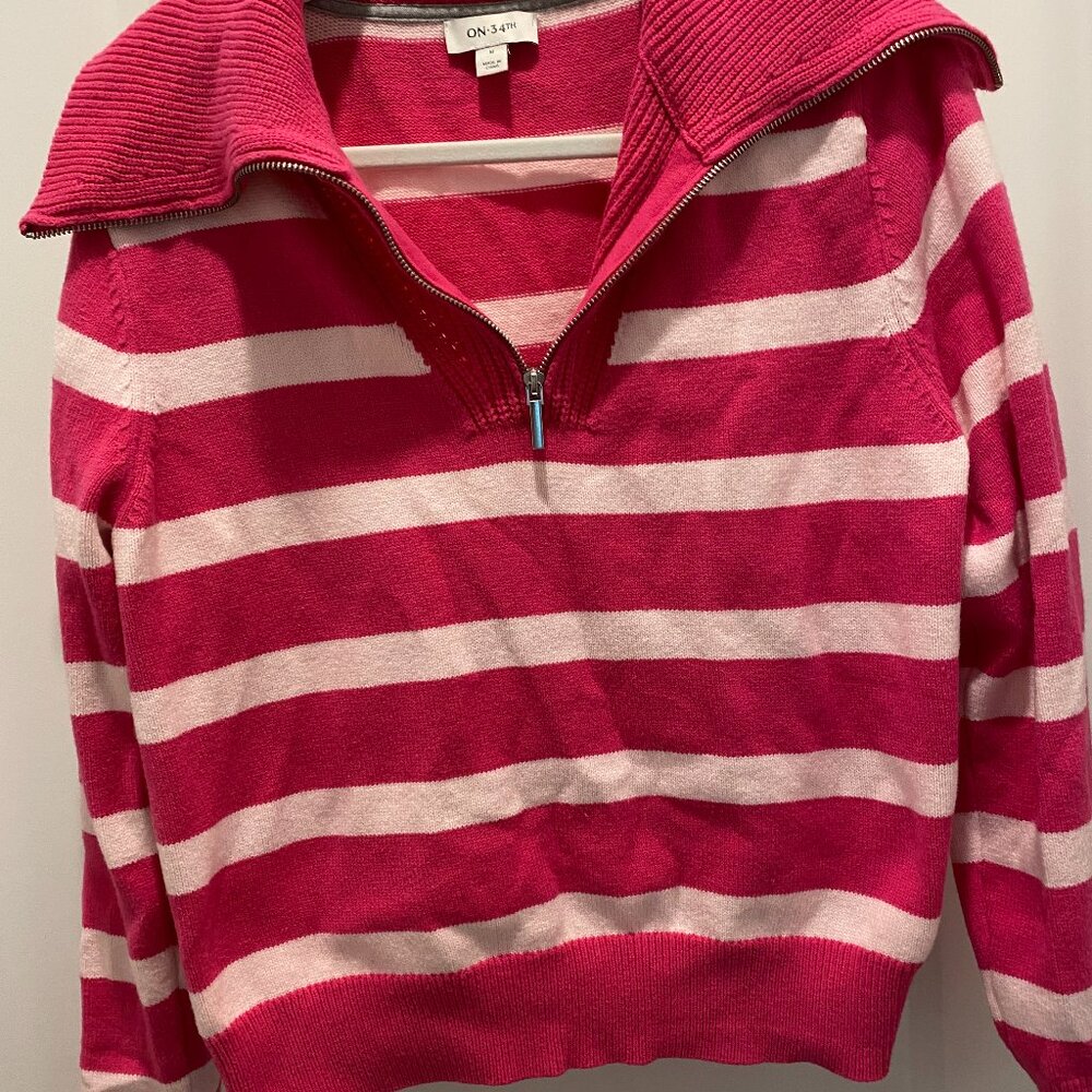 On 34th Quarter-Zip Sweater